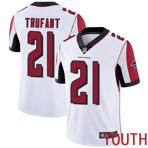 Atlanta Falcons Limited White Youth Desmond Trufant Road Jersey NFL Football 21 Vapor Untouchable